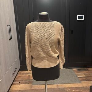 Savion by Lynne Feuer Vintage Open-Knit Sweater – Made in USA